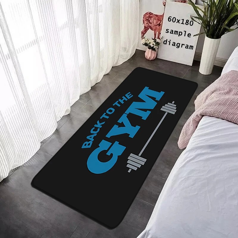 Home Gym Academy - GYM Exercise Floor Mat Time Non-slip