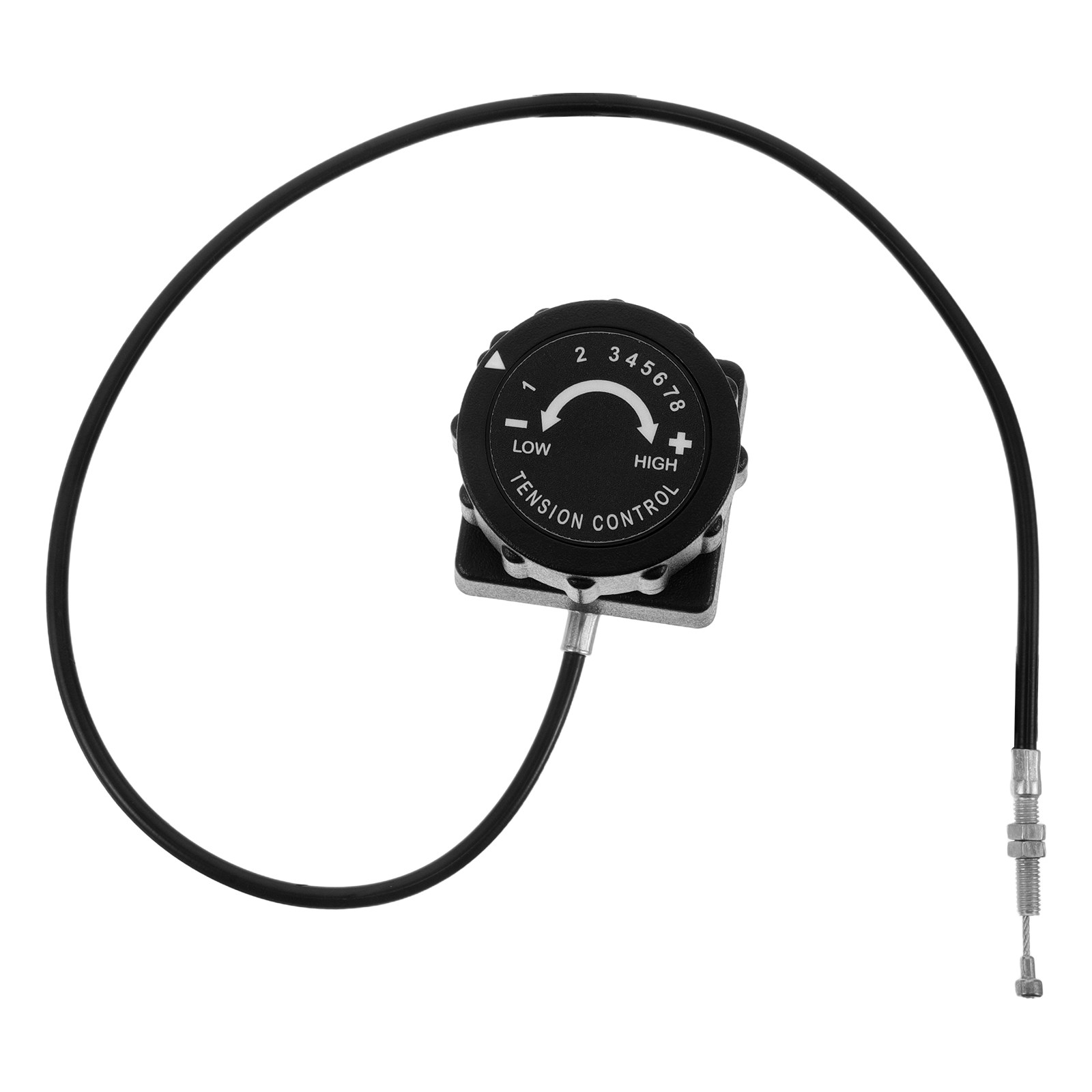 Home Gym Cable Pulley System - Exercise Bike Tension Controller 8-Stage Micro-Adjuster