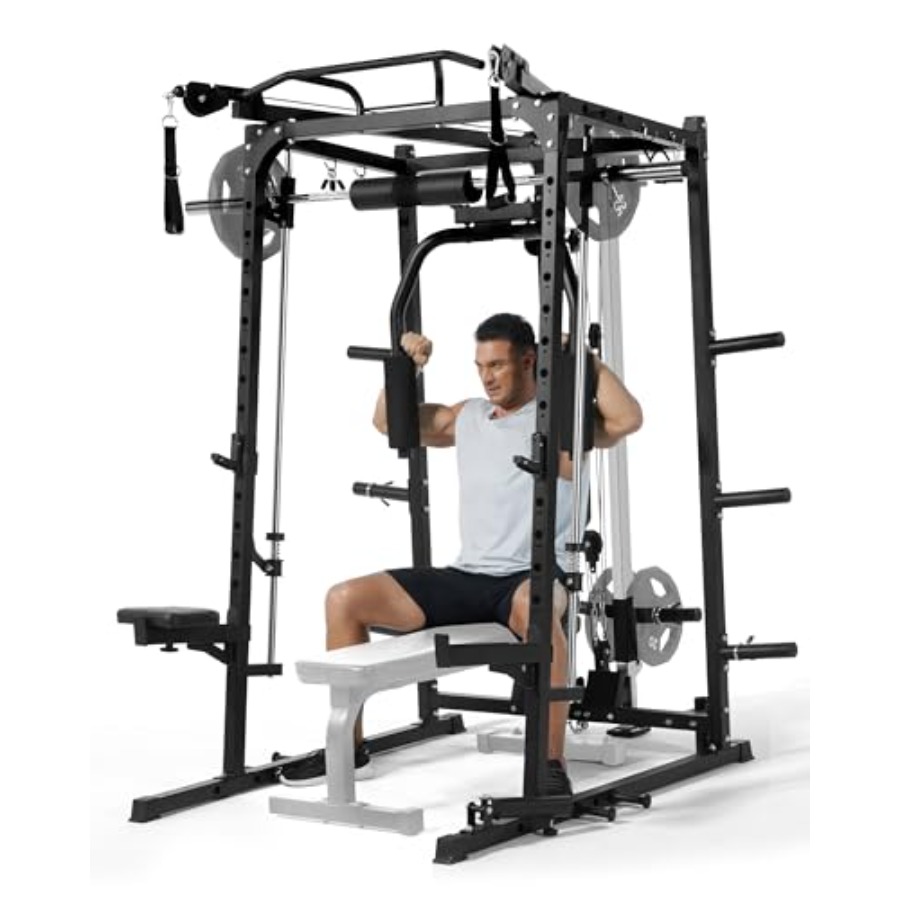 Leg Home Gym Workout - Smith Machine Home Gym Squat Rack