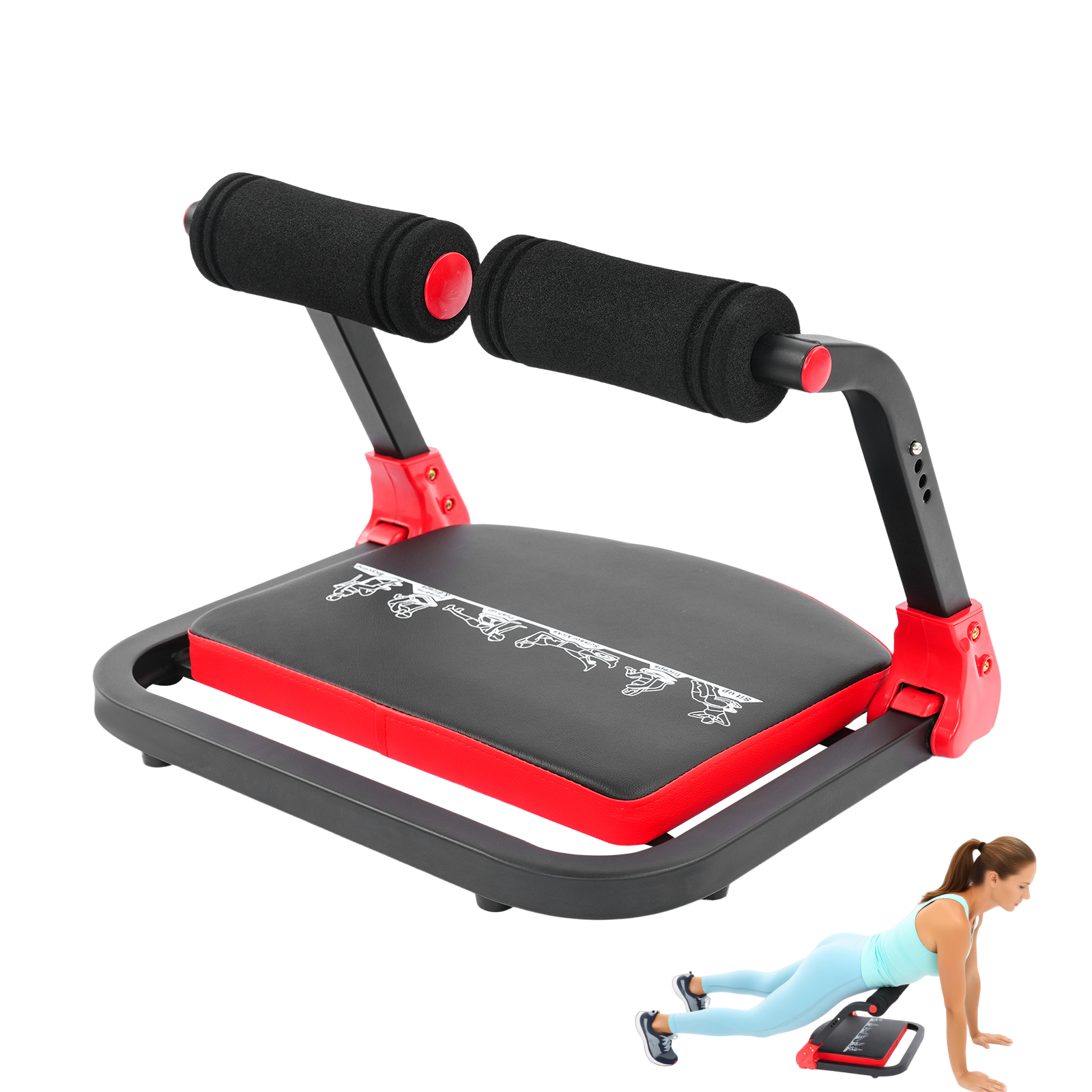 Home Gym Training Program - Abdominal Exerciser Foldable Multifunctional Ab Machine