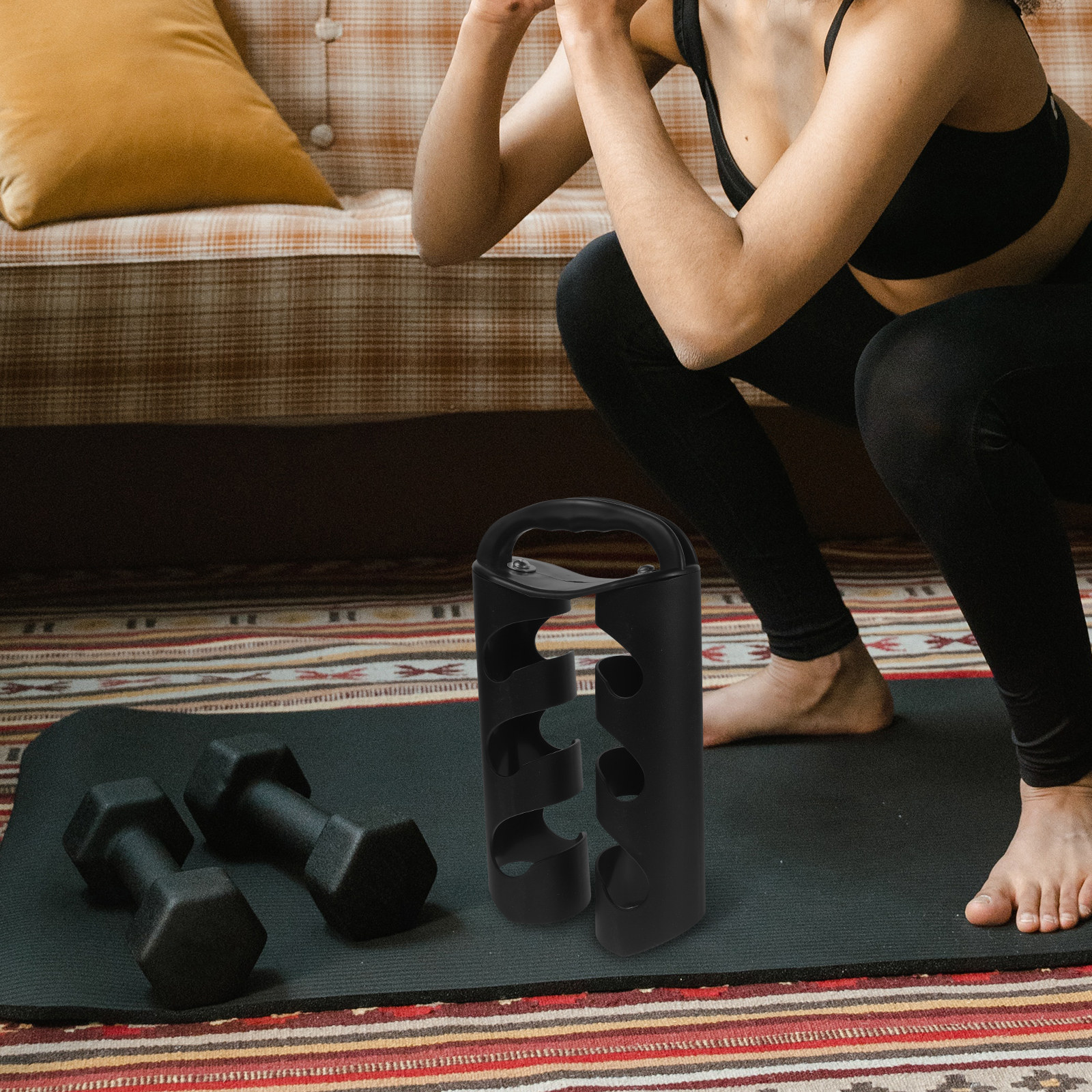Compact Plastic Dumbbell Rack  - Home Gym For Small Spaces avis et prix