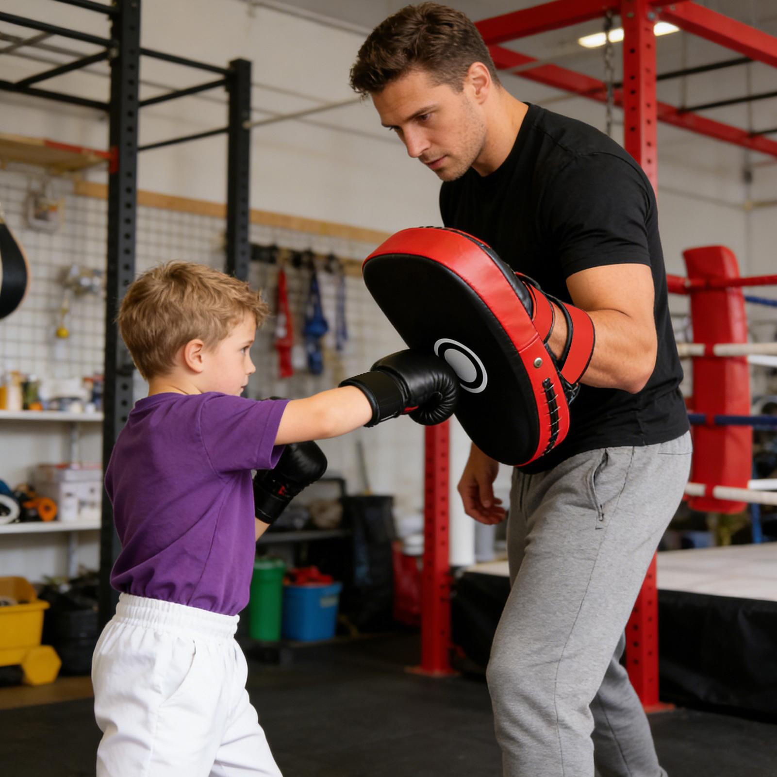 PU Leather Boxing Pads Curved  - Home Gym Equipment avis et prix