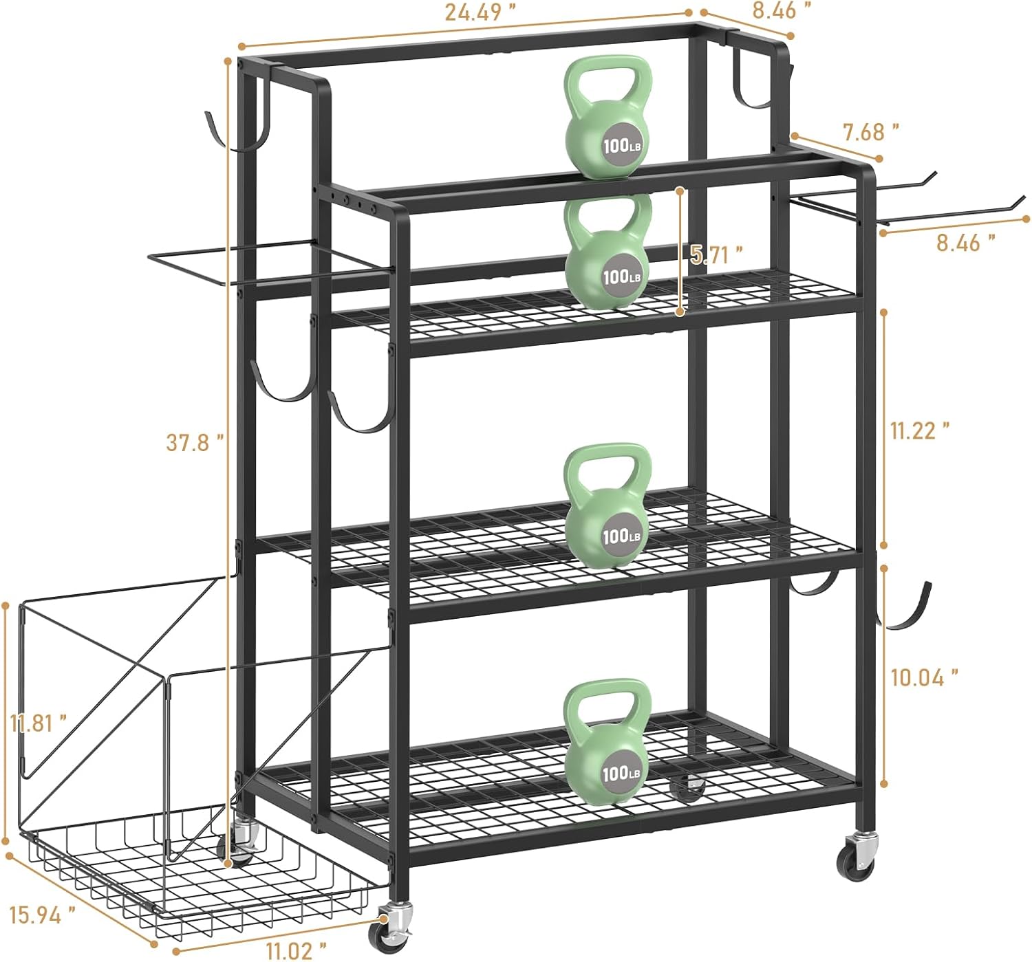 Home Gym Storage, No Material  - Home Gym Dumbbells avis et prix