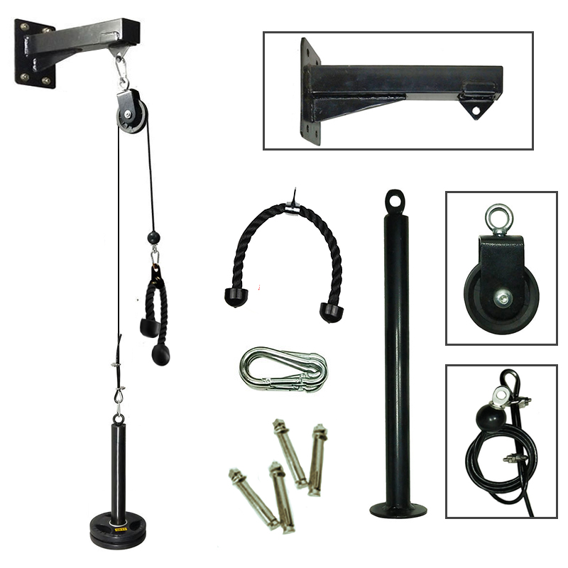 Gym Wall Mounted Fitness DIY P - Home Gym Cable Pulley System avis et prix