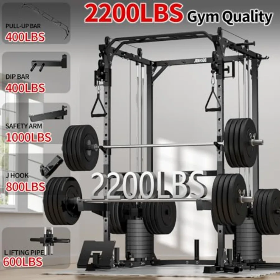 Home gym power cage with cable - Home Gym Cable Pulley System avis et prix