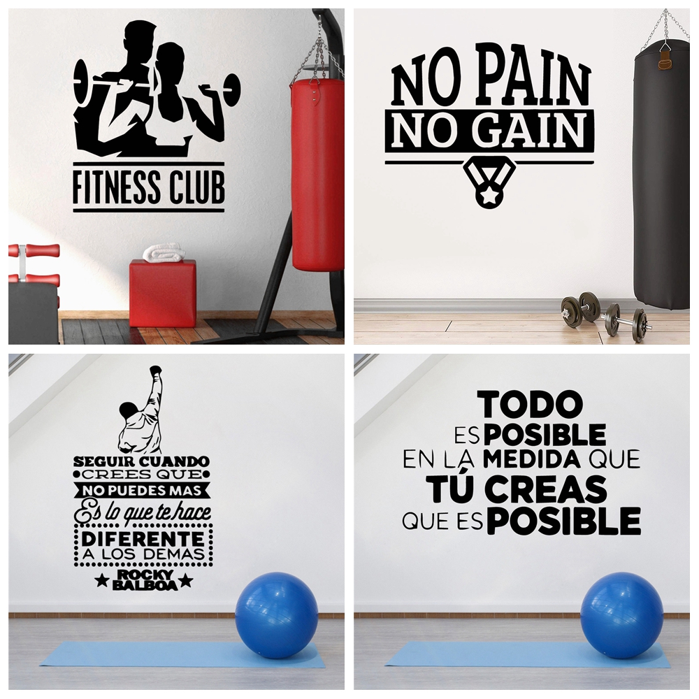 1 pc Gym New Design Wall Stick - Home Gym On Wall avis et prix