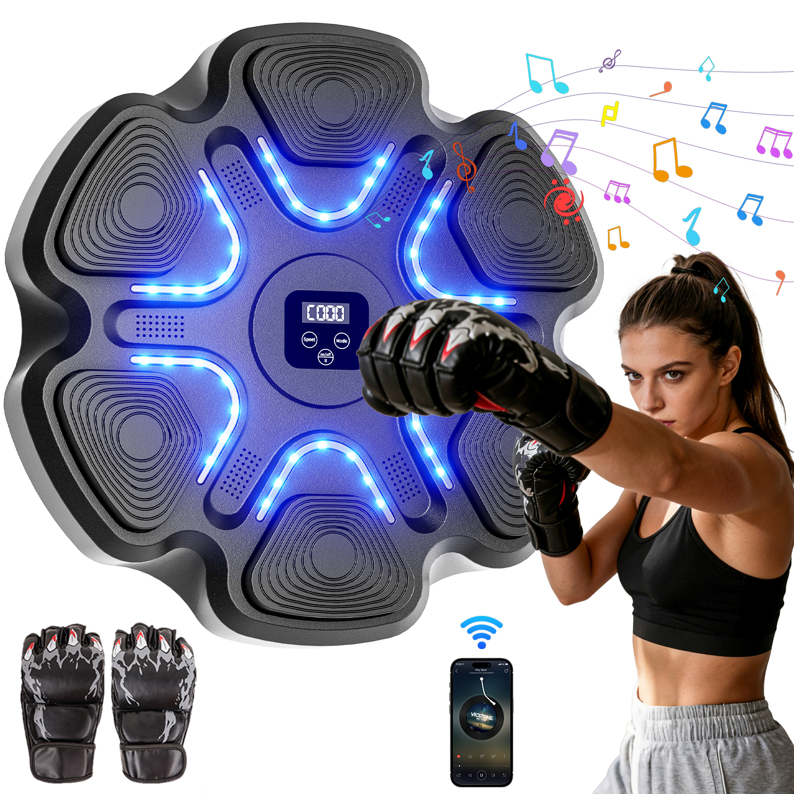 Music Boxing Machine for Adult - Home Gym Training Program avis et prix