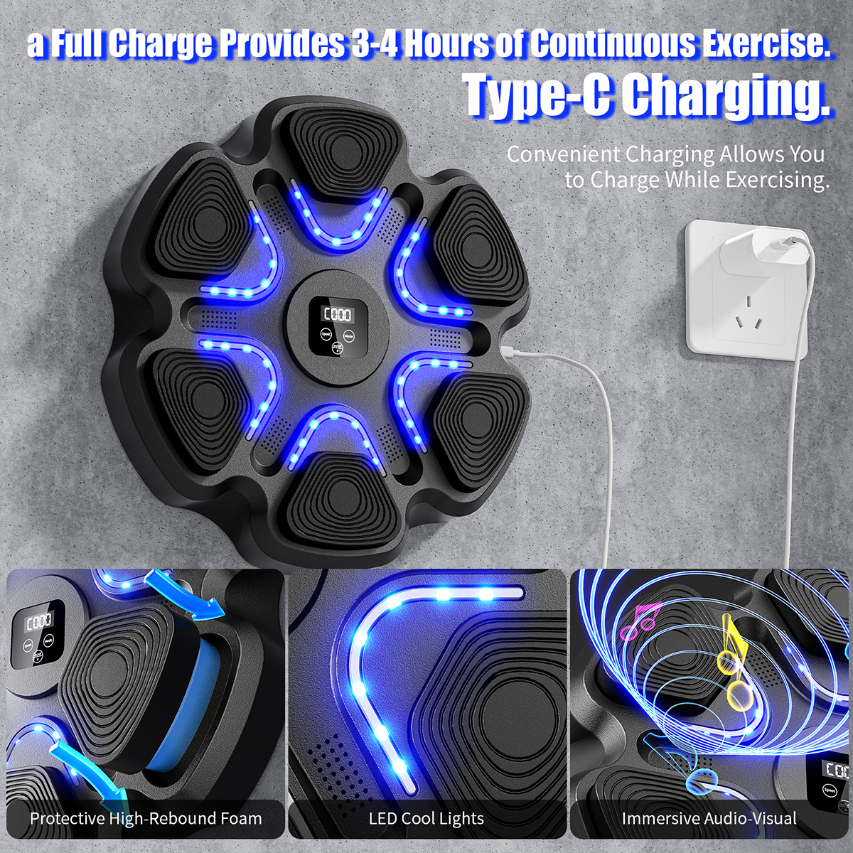 Music Boxing Machine for Adult - Home Gym Training Program avis et prix
