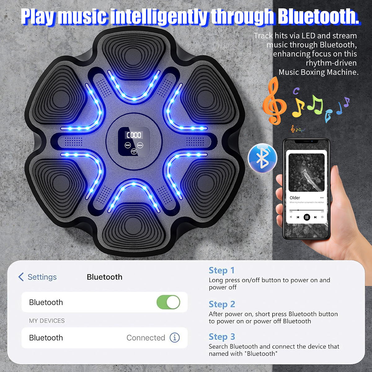 Music Boxing Machine for Adult - Home Gym Training Program avis et prix