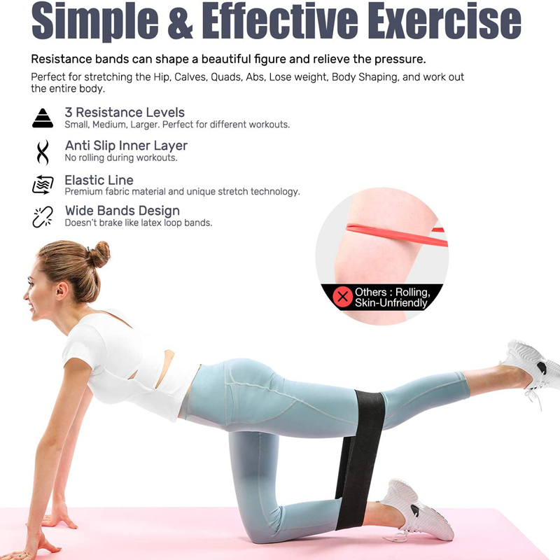 3PCS Women Men Fabric Resistan - Home Gym Equipment Set avis et prix