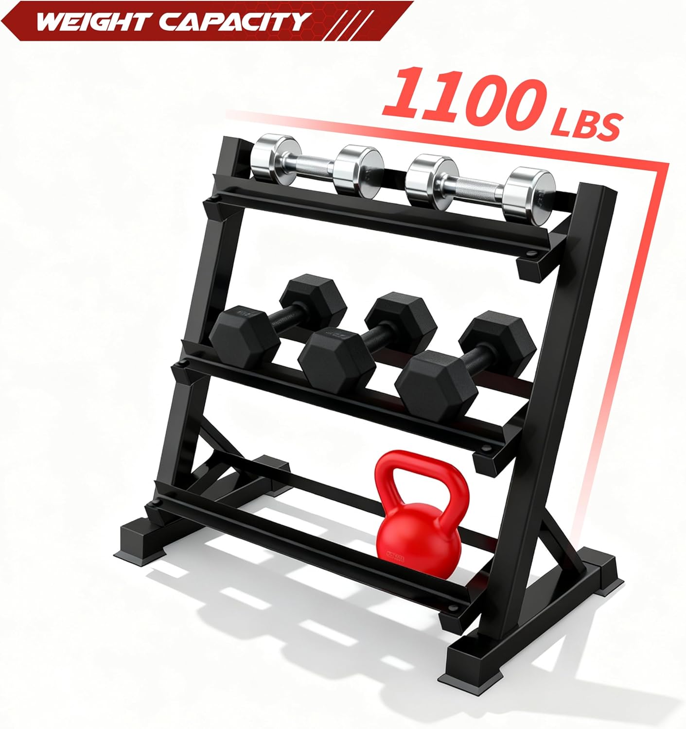 Home Gym Dumbbell Rack, Iron M - Home Gym Dumbbells avis et prix