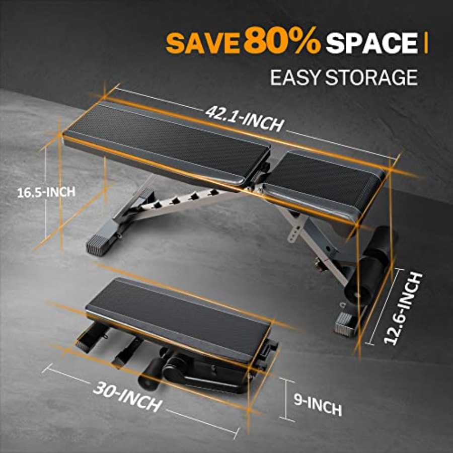 Home gym adjustable weight ben - Home Gym For Small Spaces avis et prix