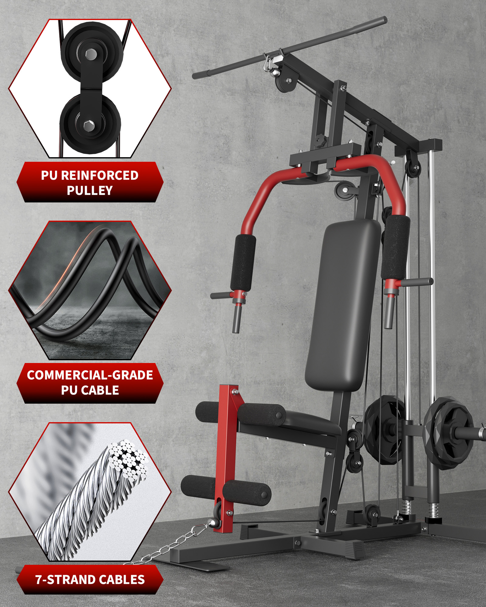 5-In-1 Multifunctional Home Gy - Home Gym Training Program avis et prix