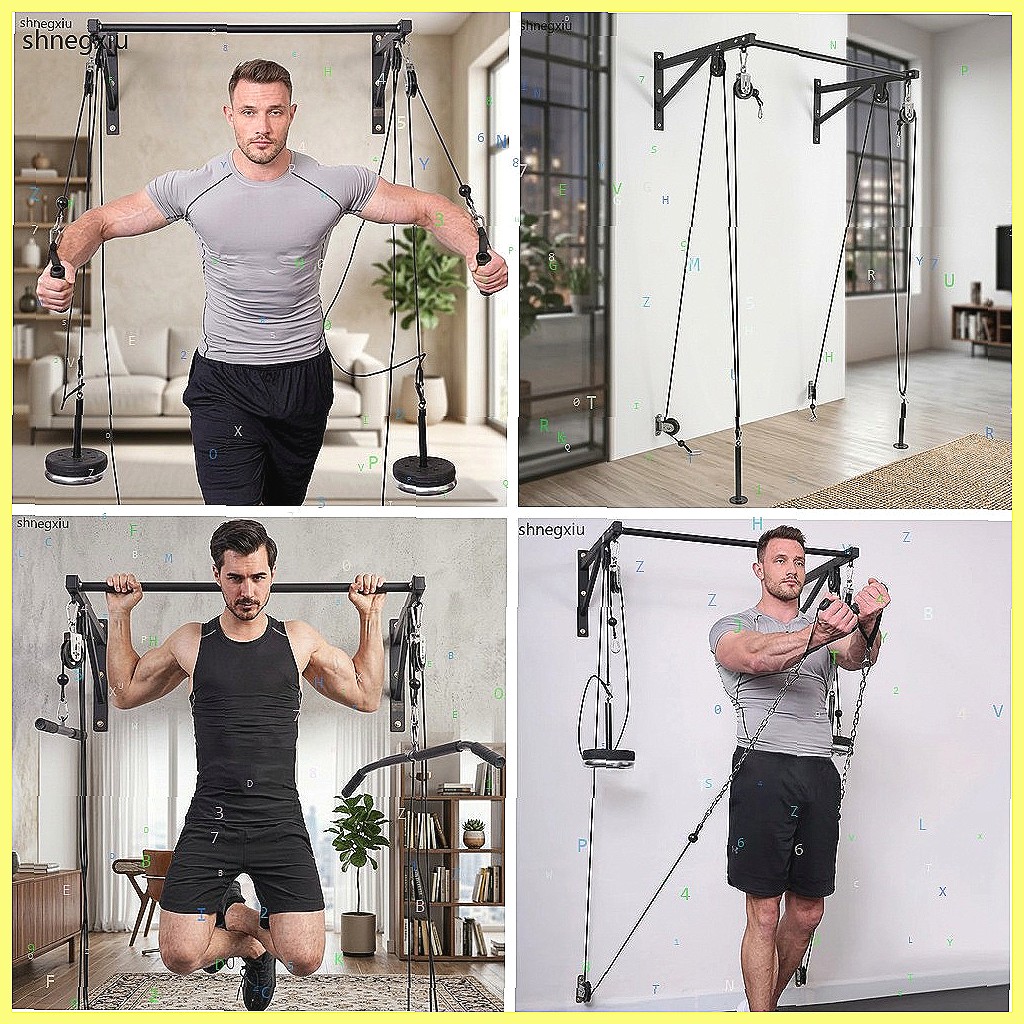 Wall Mounted DIY Fitness Pulle - Home Gym Cable Pulley System avis et prix