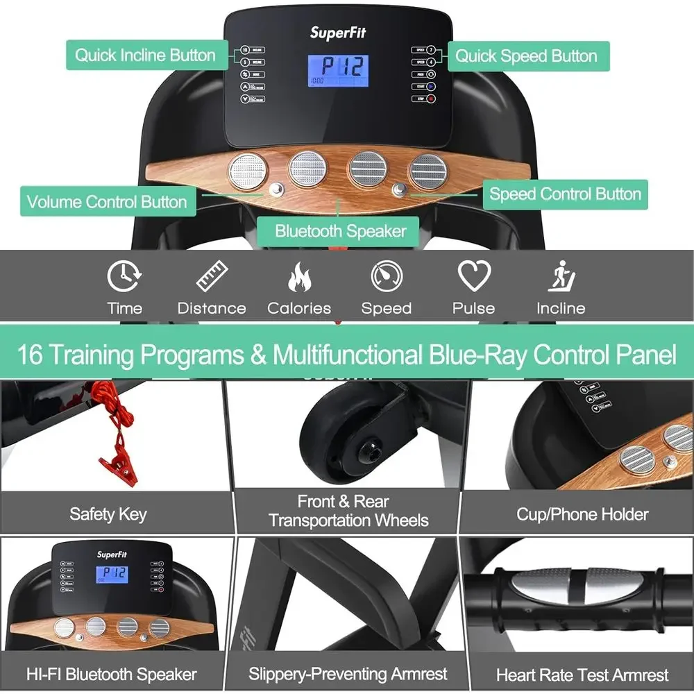15% Incline Treadmill with App - Home Gym Training Program avis et prix