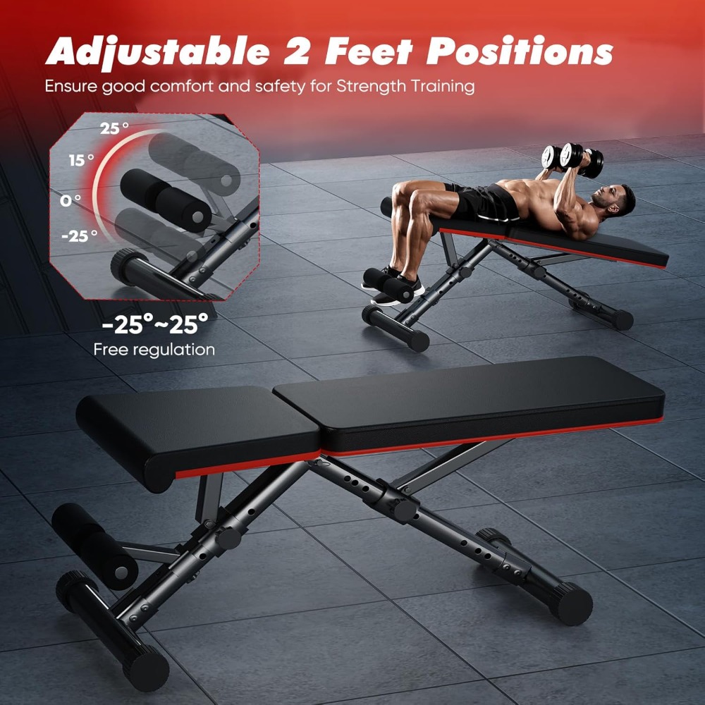 Adjustable Weight Bench for Ho - Home Gym Equipment avis et prix