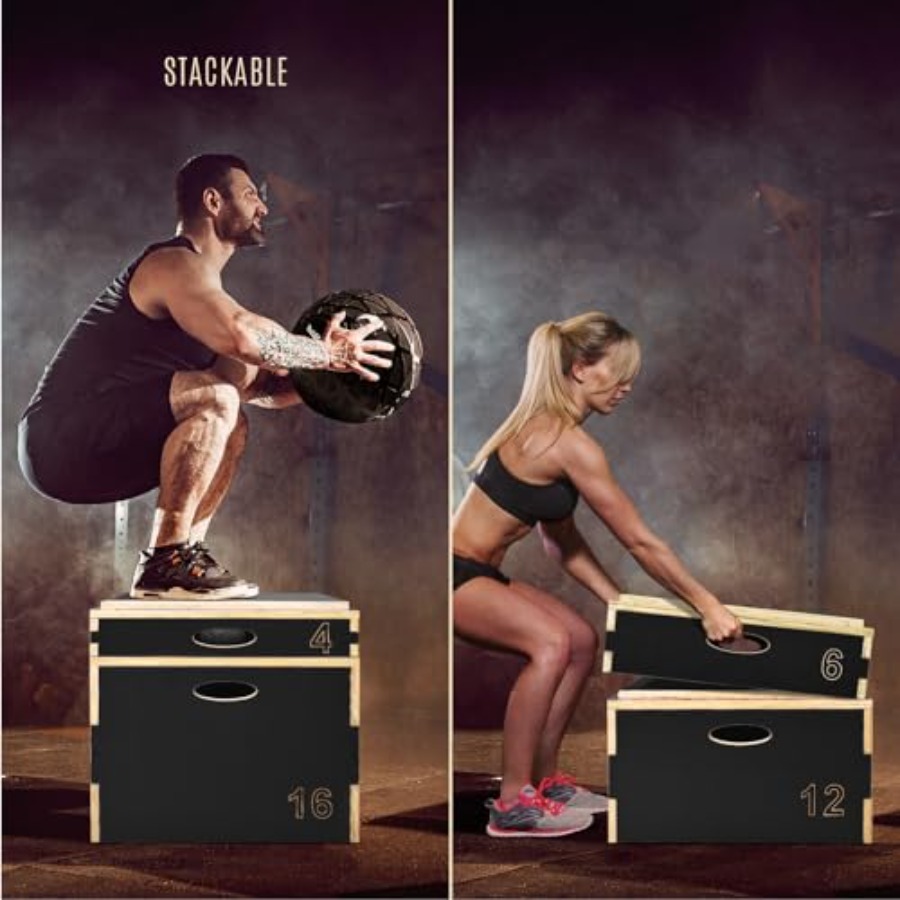 3 in 1 Wooden Plyo Box for Jum - Home Gym Outdoor avis et prix