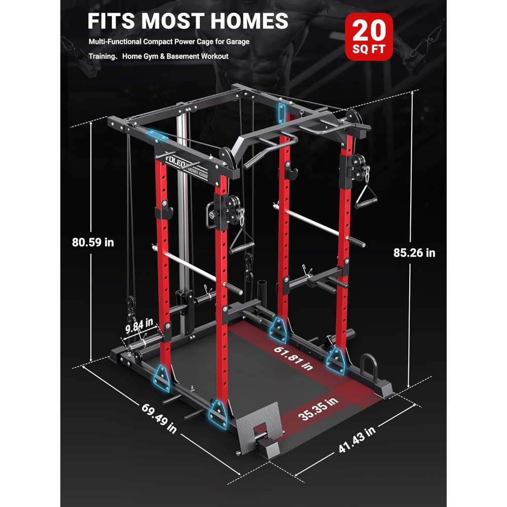Cable Machine Home Gym 2 in 1, - Home Gym Cable Pulley System avis et prix