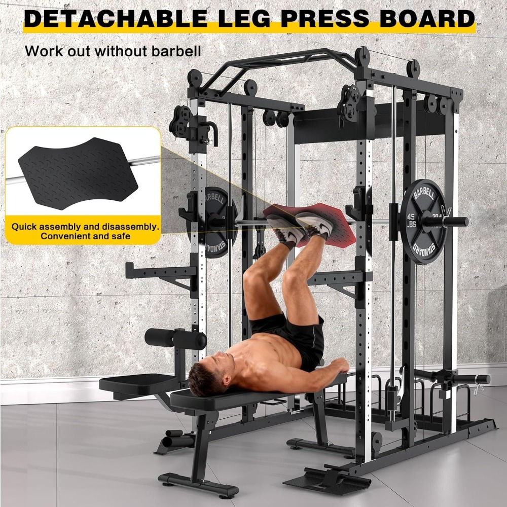 Smith Machine Home Gym Strengt - Home Gym Cable Pulley System avis et prix