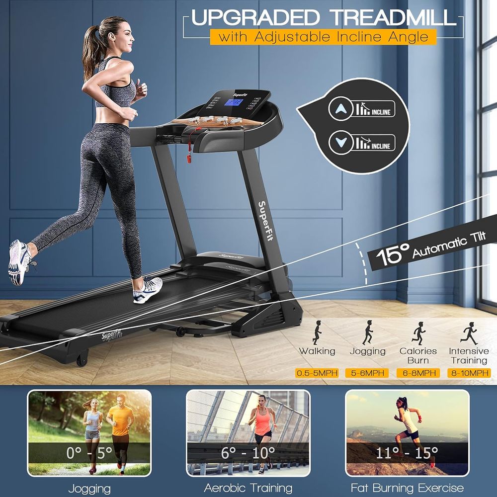 Incline Electric Treadmill wit - Home Gym Training Program avis et prix