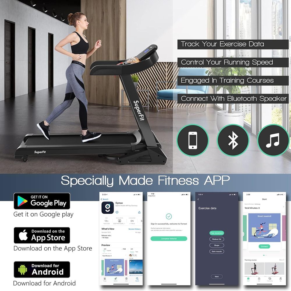 Incline Electric Treadmill wit - Home Gym Training Program avis et prix