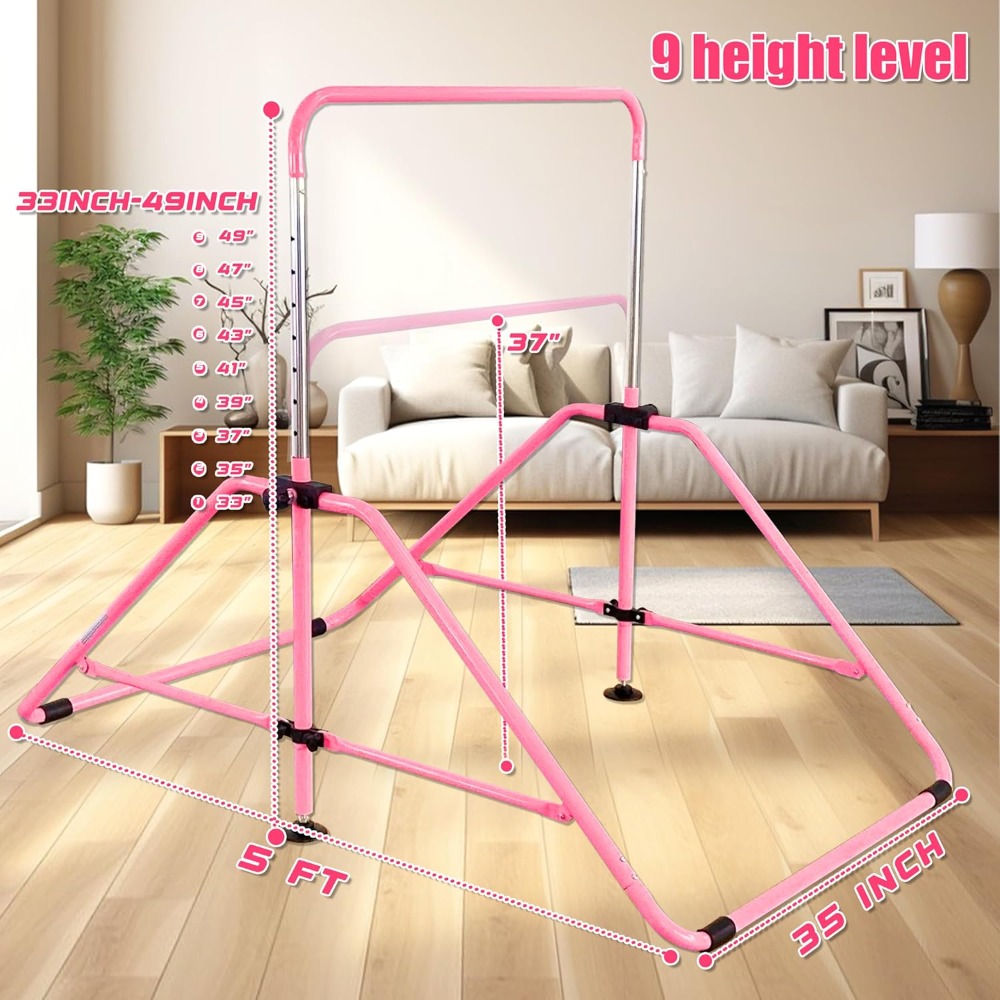 Foldable Gymnastics Bar for Ki - Home Gym For Kids avis et prix