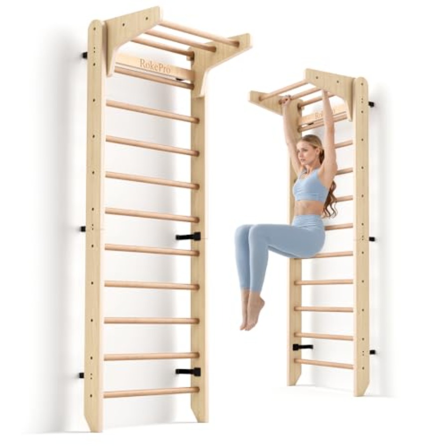 Wall Mounted Wooden Gymnastics - Home Gym On Wall avis et prix