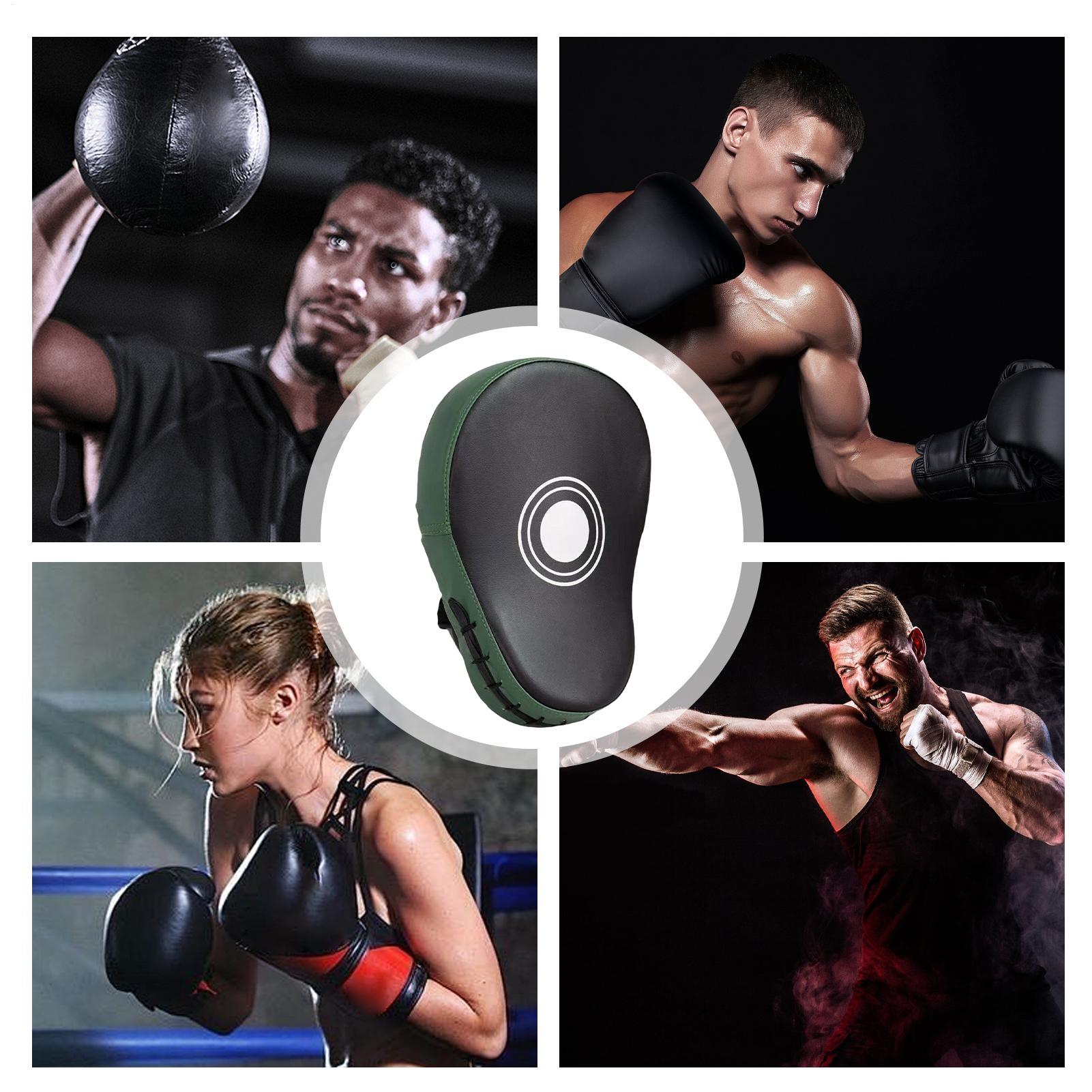 Boxing Pads Mitts PU Leather E - Home Gym For Small Spaces avis et prix