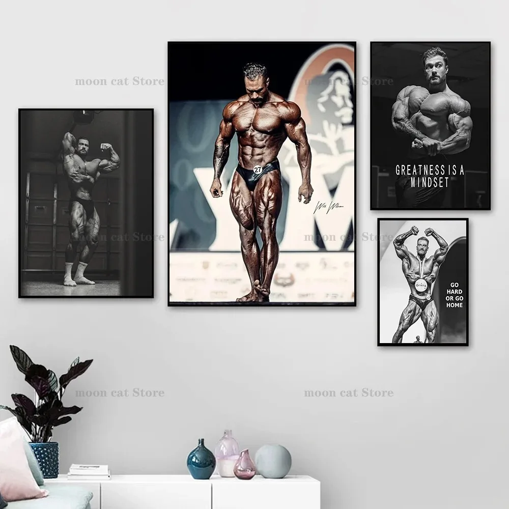 Canvas Painting Chris Bumstead - Home Gym On Wall avis et prix