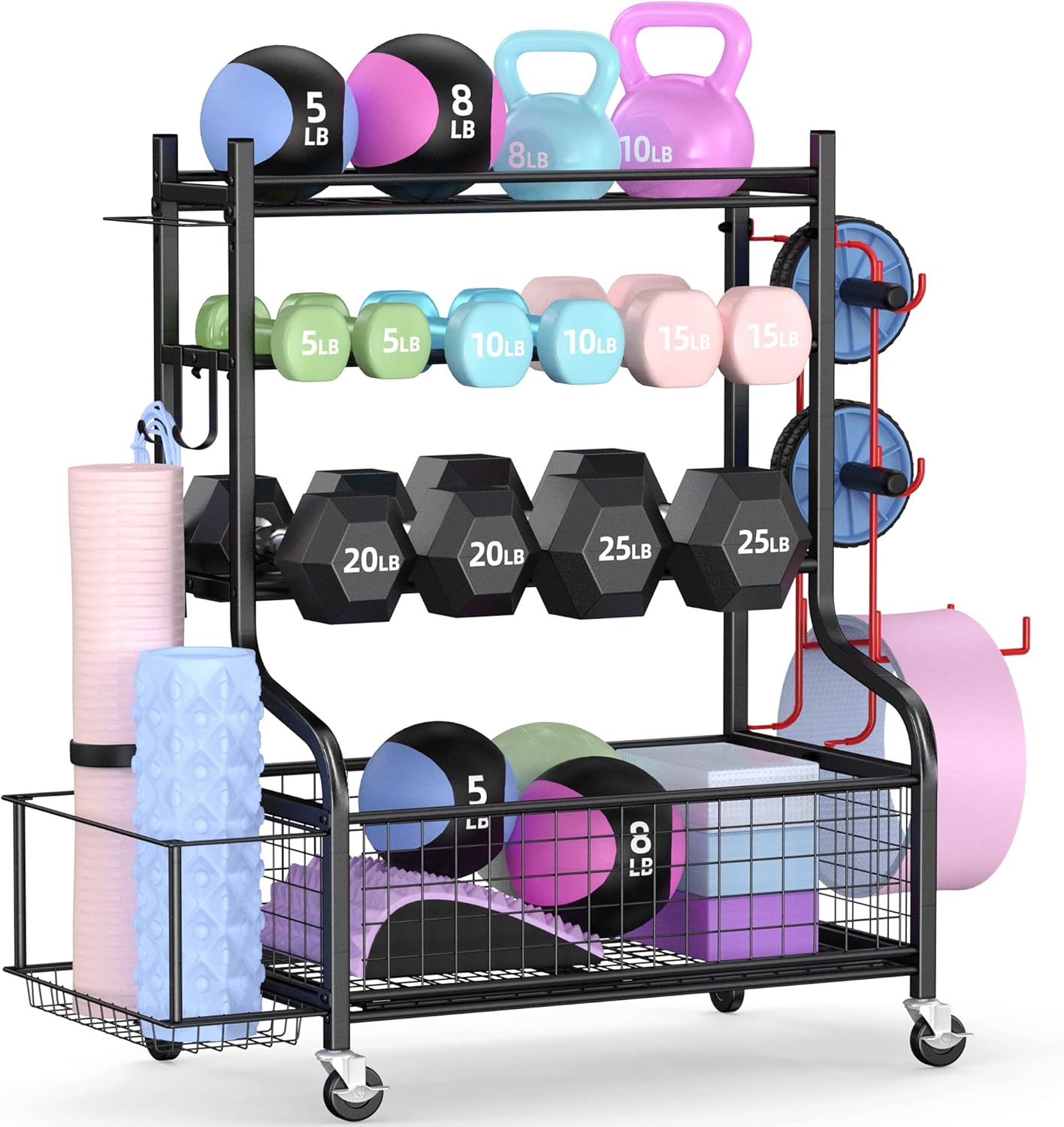 Home Gym Dumbbell Rack with Wh - Home Gym Dumbbells avis et prix