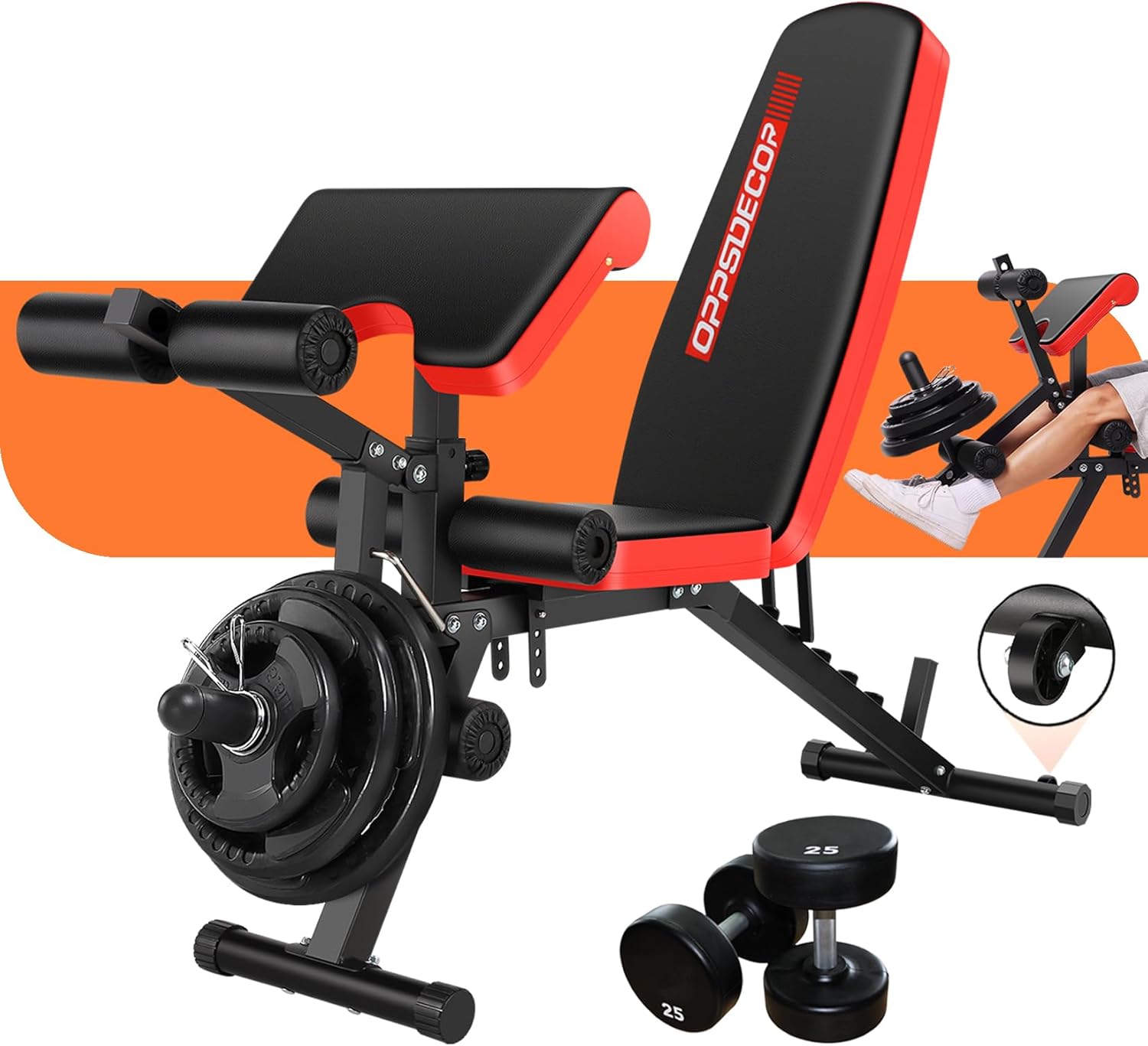 Home Gym Workout Bench - Metal - Leg Home Gym Workout avis et prix