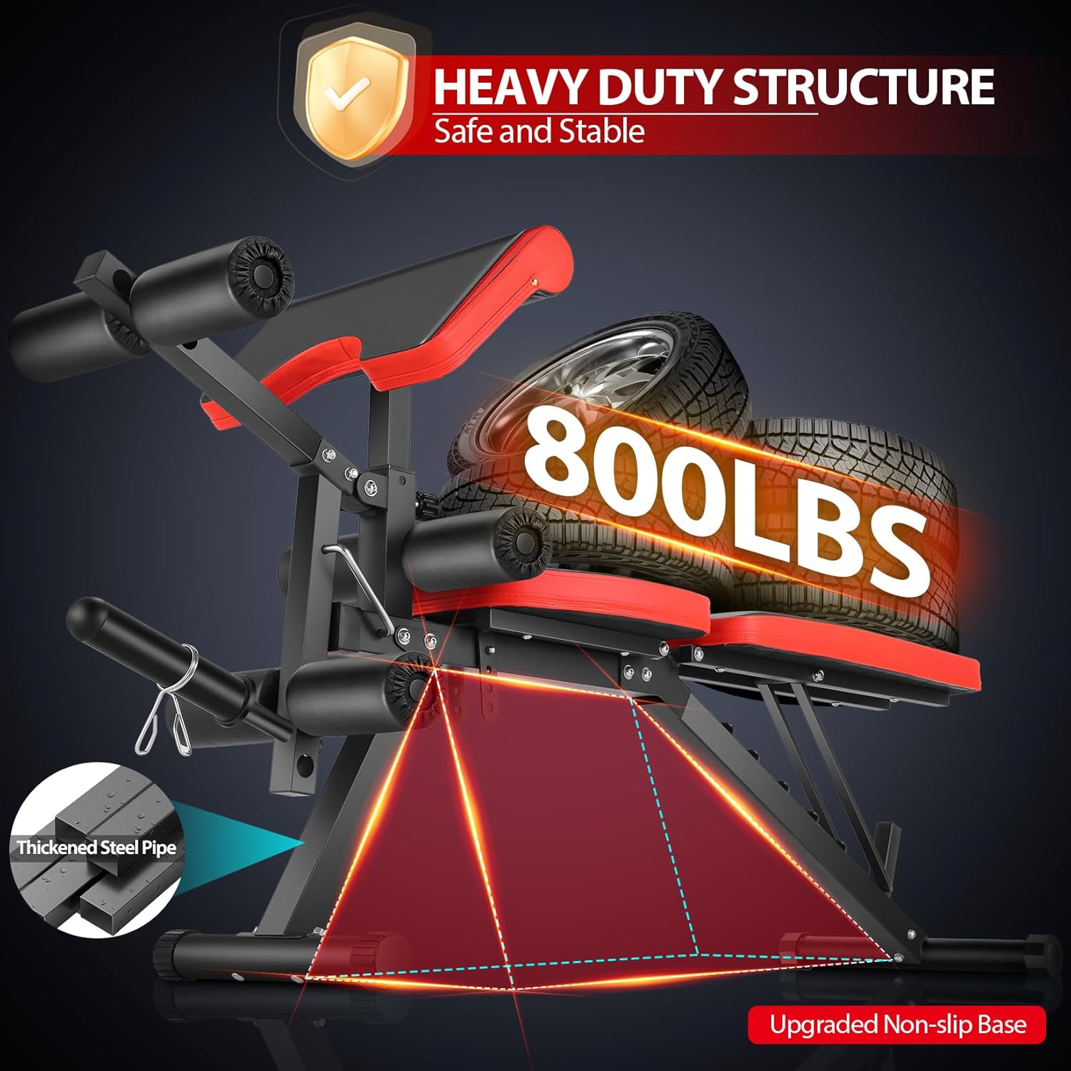 Home Gym Workout Bench - Metal - Leg Home Gym Workout avis et prix