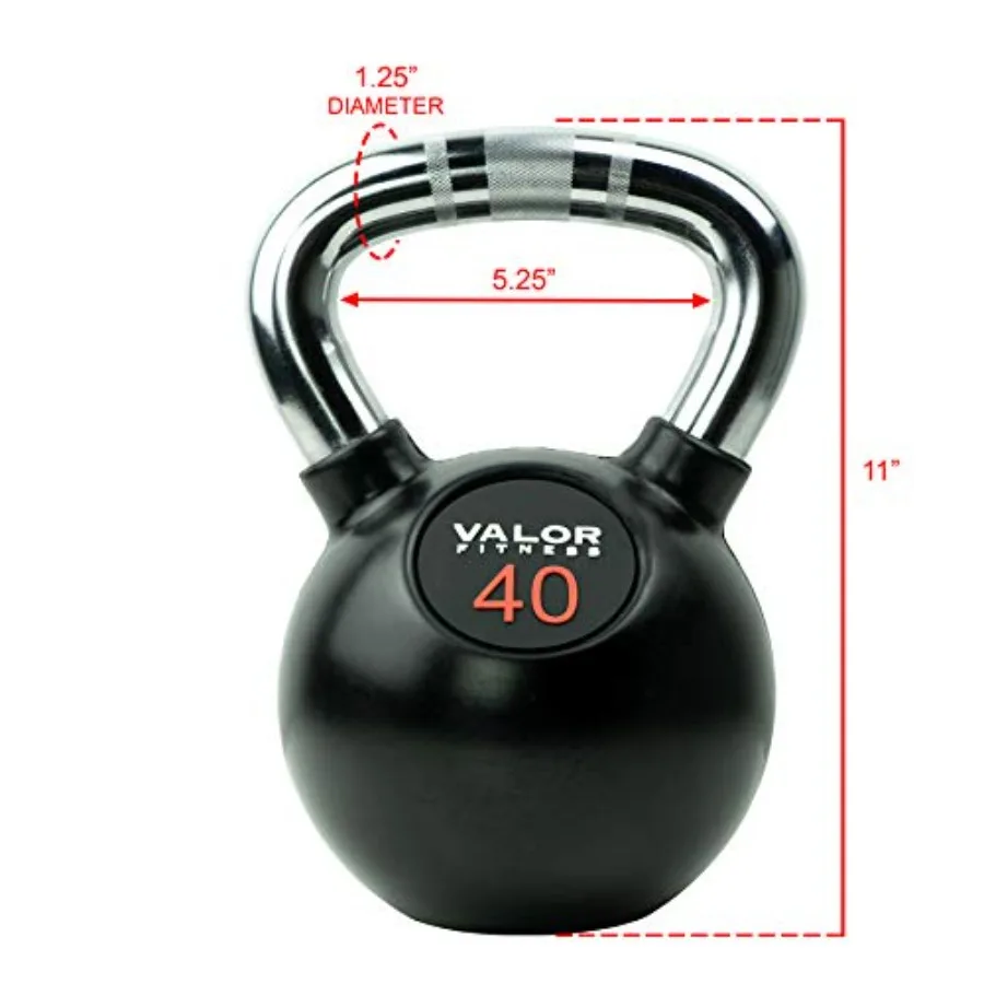 Chrome Kettlebell 40 lb for Ho - Home Gym Kettlebells avis et prix