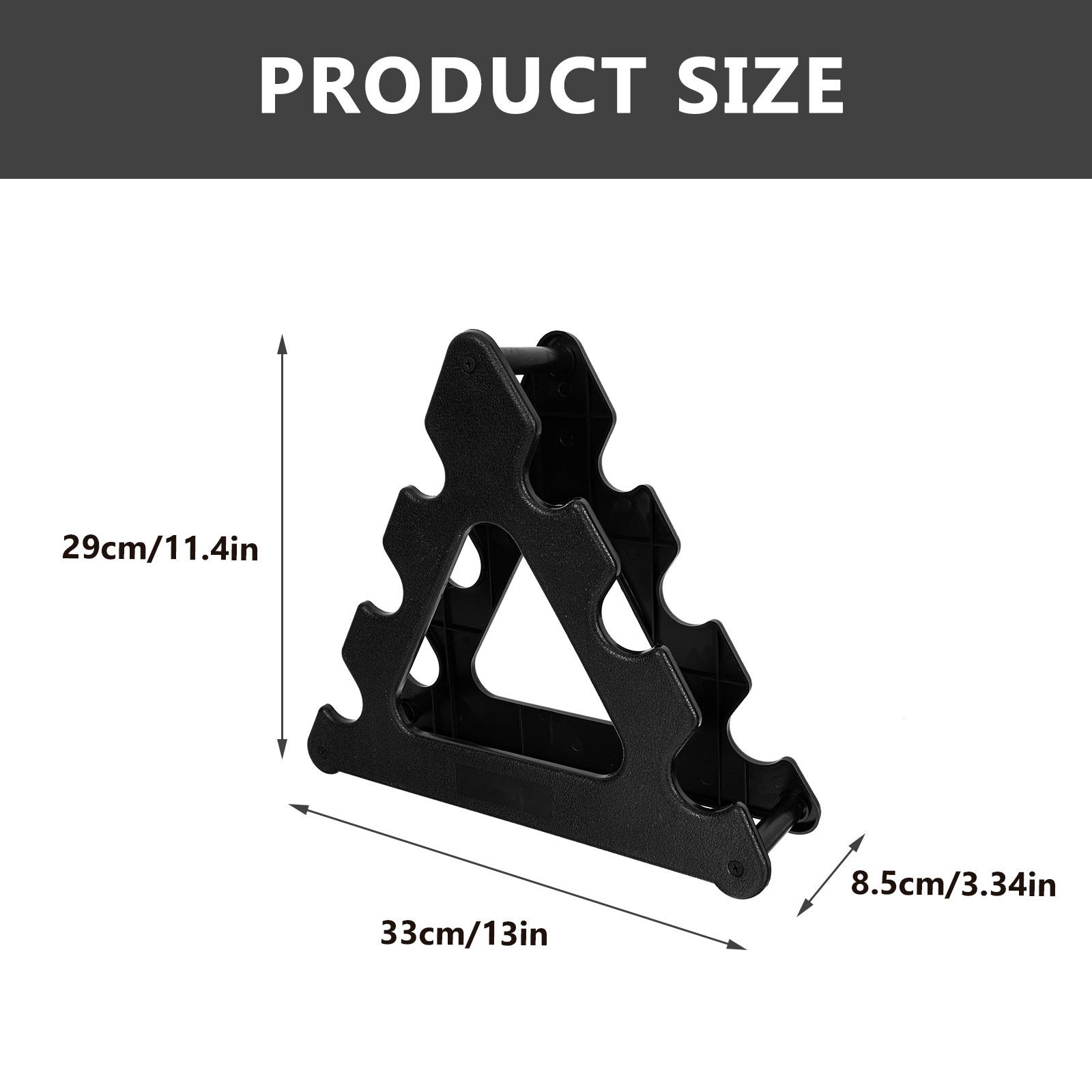 3-Tier Dumbbell Rack Plastic H - Home Gym For Small Spaces avis et prix
