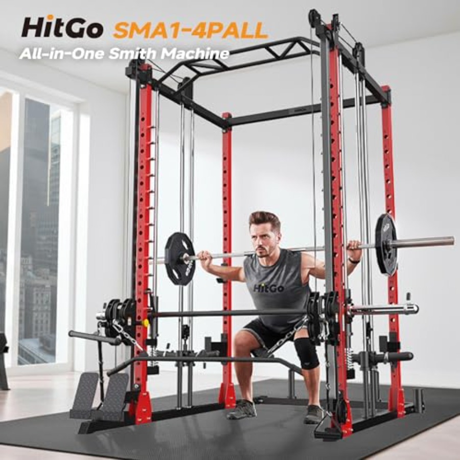 All-in-One Power Rack with Smi - Home Gym Cable Pulley System avis et prix