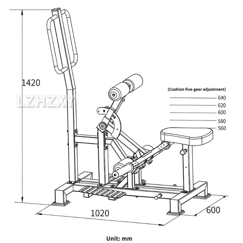 Hip trainer Squatting apparatu - Home Gym Academy avis et prix