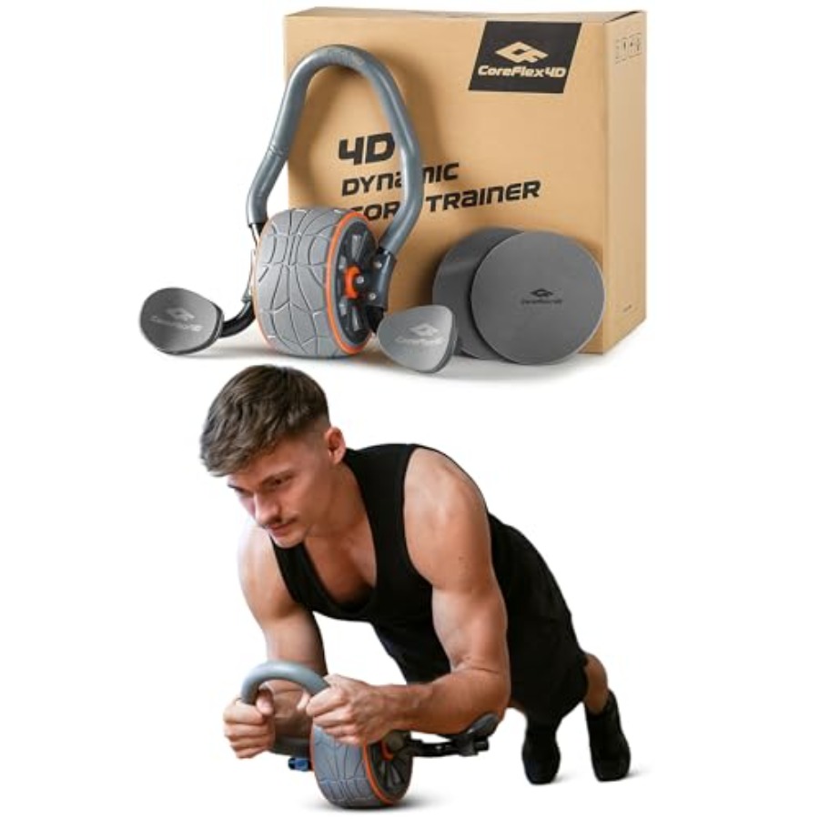 CoreFlex4D Ab Roller Wheel wit - Home Gym Equipment avis et prix