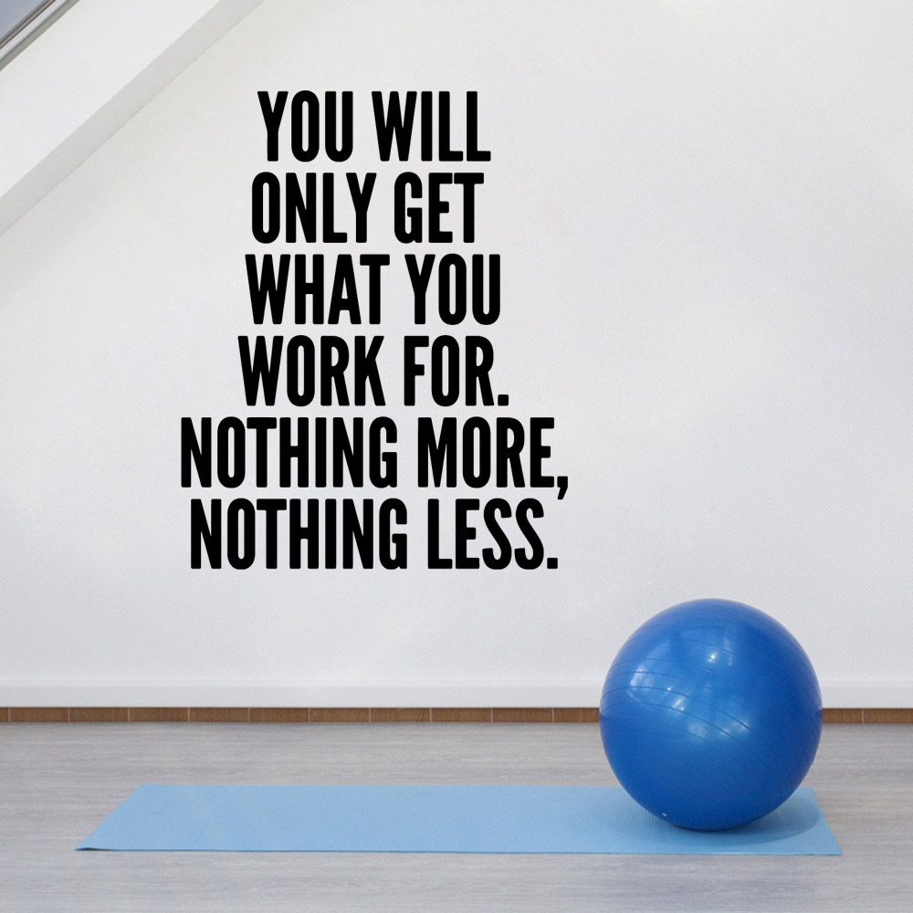 Drop Shipping GYM Wall Art Dec - Home Gym On Wall avis et prix