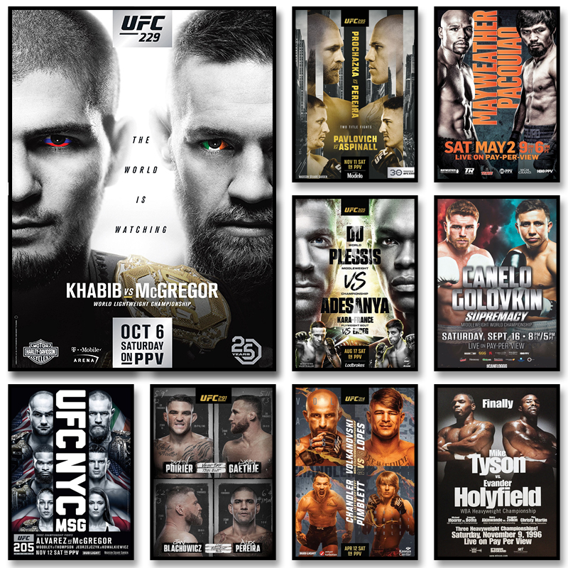 Championship Title Fight Poste - Home Gym On Wall avis et prix