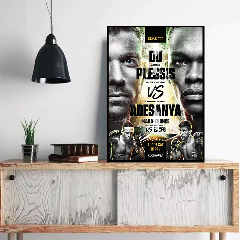 Championship Title Fight Poste - Home Gym On Wall avis et prix