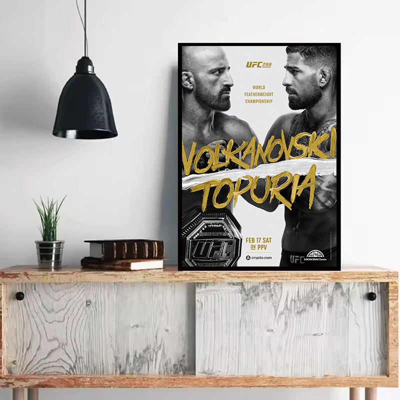 Championship Title Fight Poste - Home Gym On Wall avis et prix