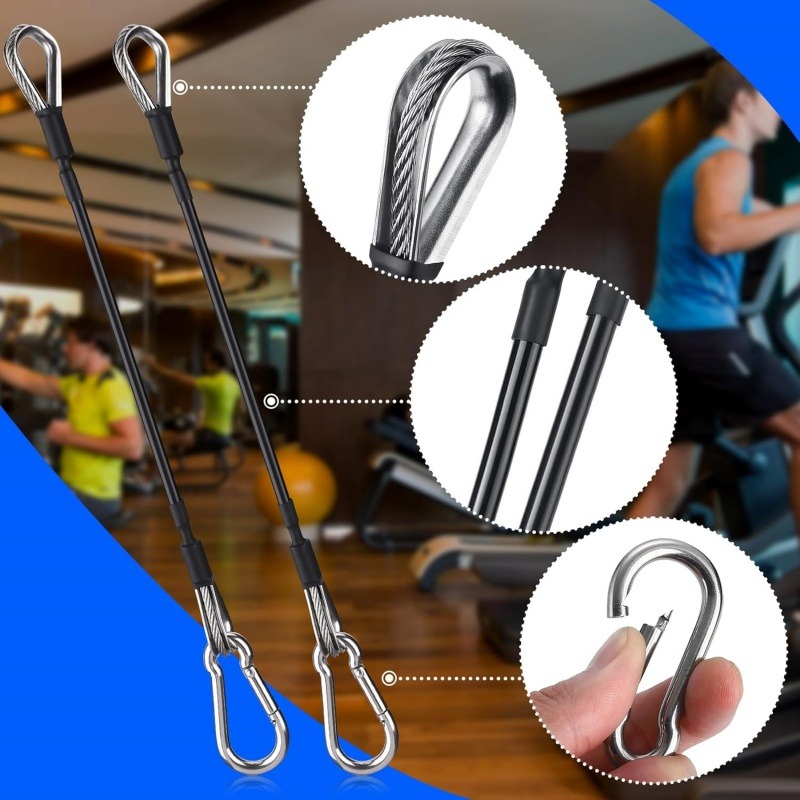 1/2Pcs 25cm Gym Cable Extensio - Home Gym Academy avis et prix