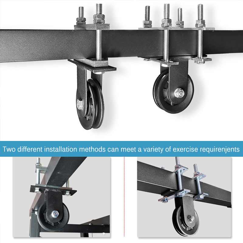 Heavy Duty Pulley System - Adj - Home Gym Cable Pulley System avis et prix