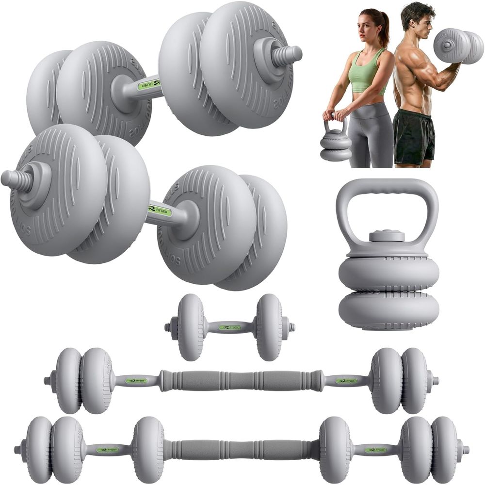 Adjustable Soft Shell Dumbbell - Home Gym Kettlebells avis et prix