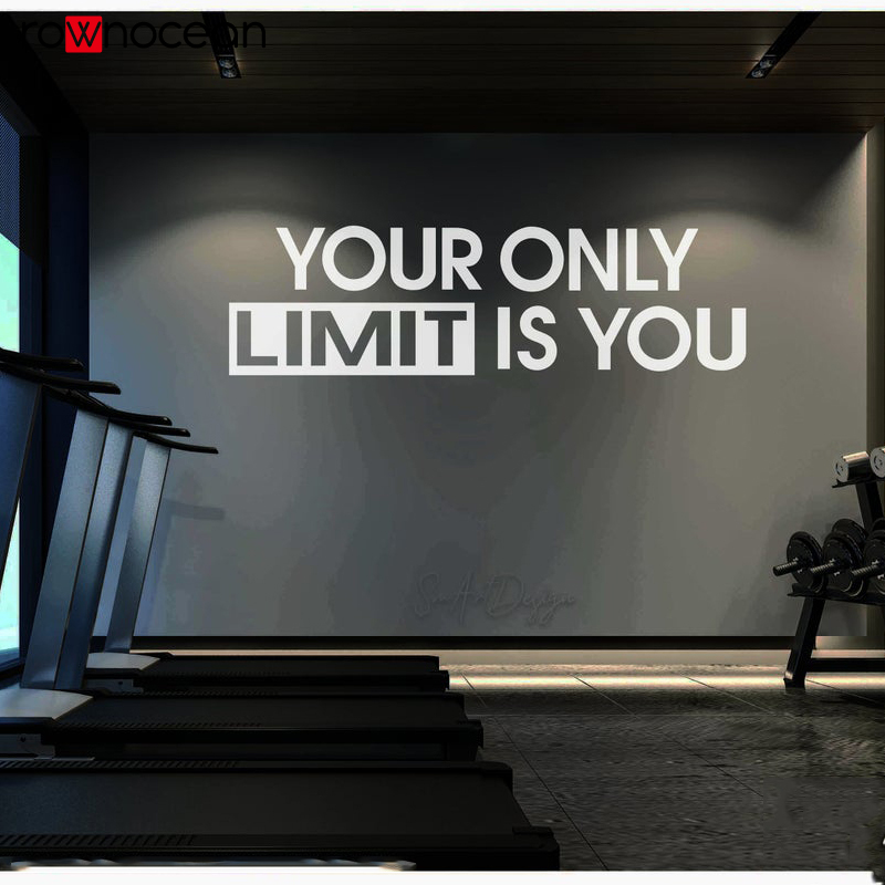 Your only limit is you - Wall  - Home Gym On Wall avis et prix