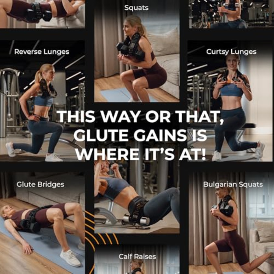 Hip Thrust Belt for Dumbbells  - Home Gym Kettlebells avis et prix