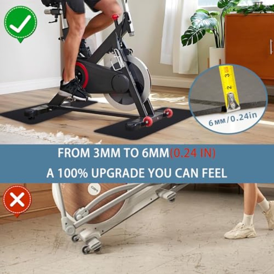 2PCS 0.24 Thick Mat Pads for P - Home Gym For Small Spaces avis et prix