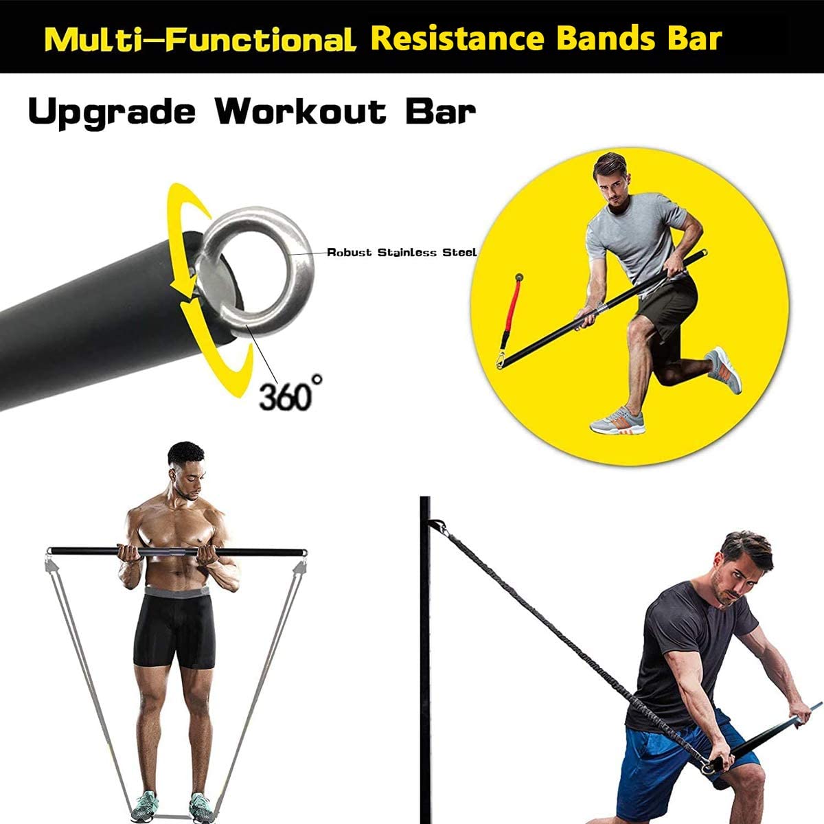 150lb Fitness Booty Resistance - Home Gym Equipment Set avis et prix