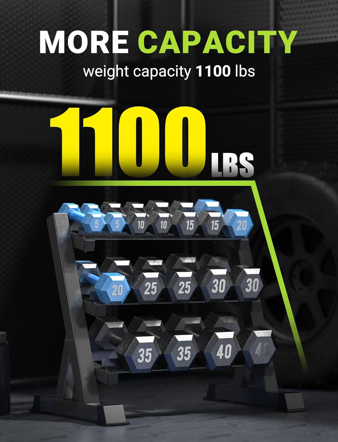 Home Gym Dumbbell Rack, 3 & 5  - Home Gym Dumbbells avis et prix